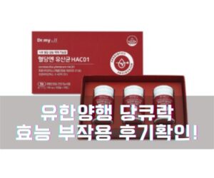 에이투젠 혈당엔 유산균 HAC01 효능 부작용