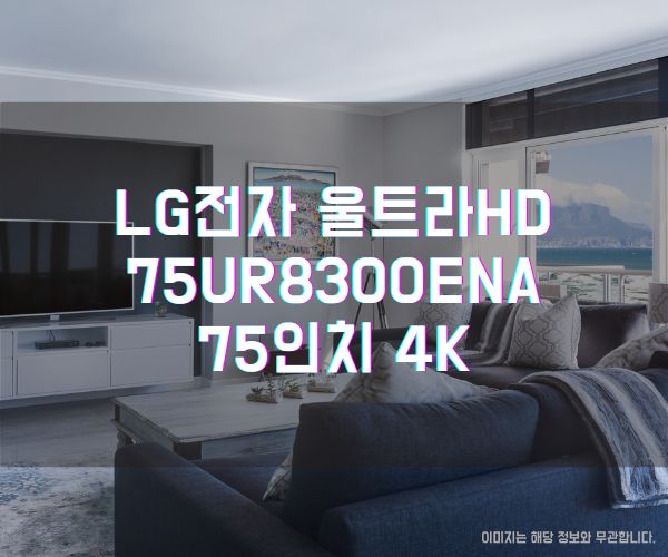 LG전자 울트라HD 75UR8300ENA 75인치 4K UHD TV 리뷰