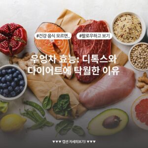 우엉차 효능: 디톡스와 다이어트에 탁월한 이유